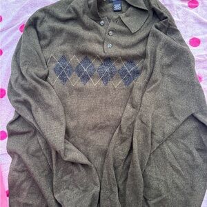 Dockers Olive Knit Sweater